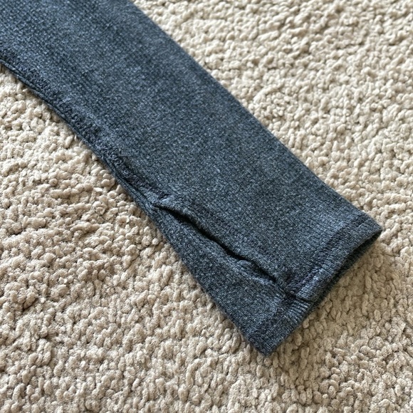 Athleta Purana Wrap Sweatshirt Women’s XS Oversized Charcoal Grey Heather Hoodie - Picture 12 of 14